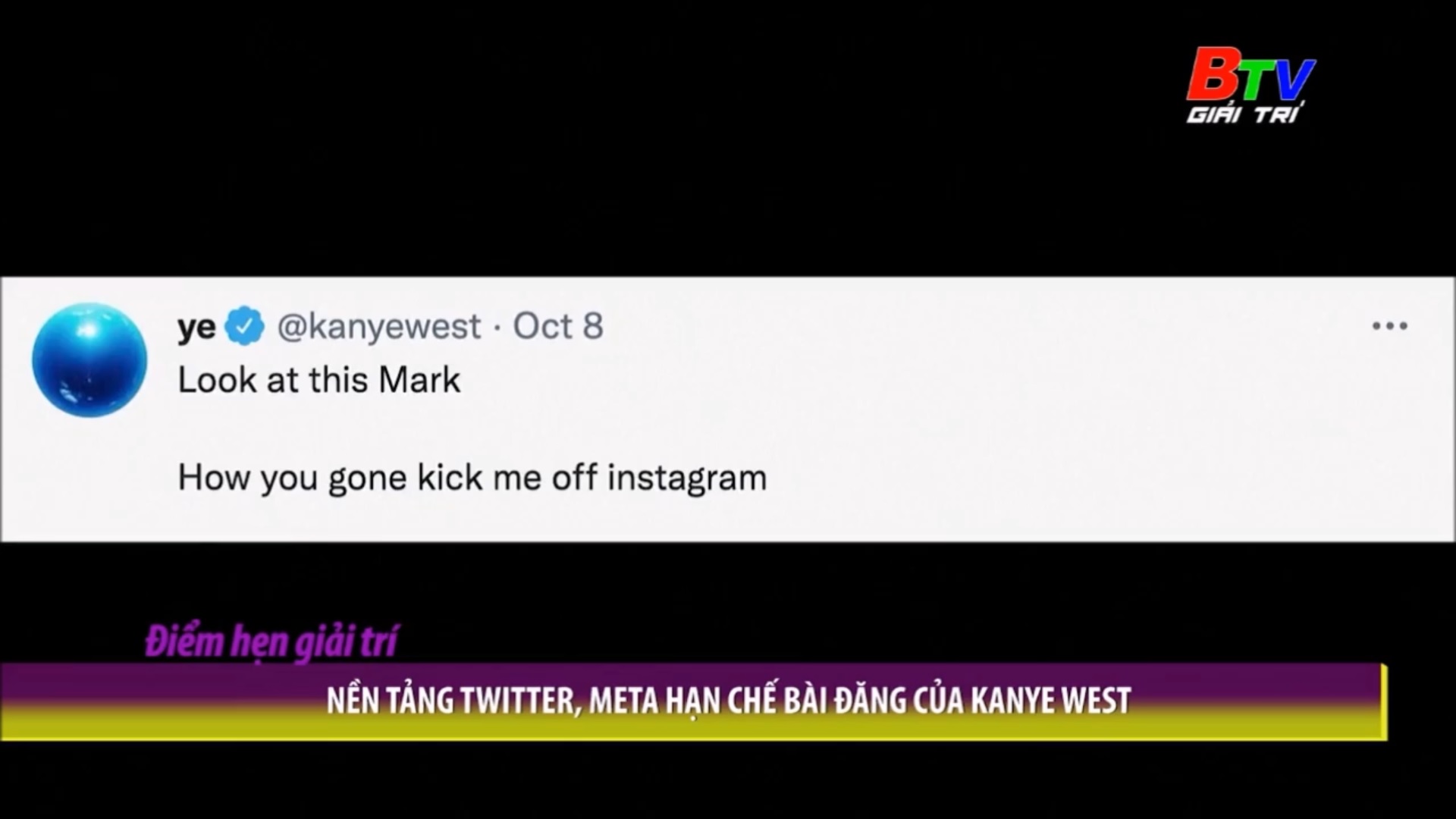 Nền tảng Titter, Meta hạn chế bài đăng của Kanye West